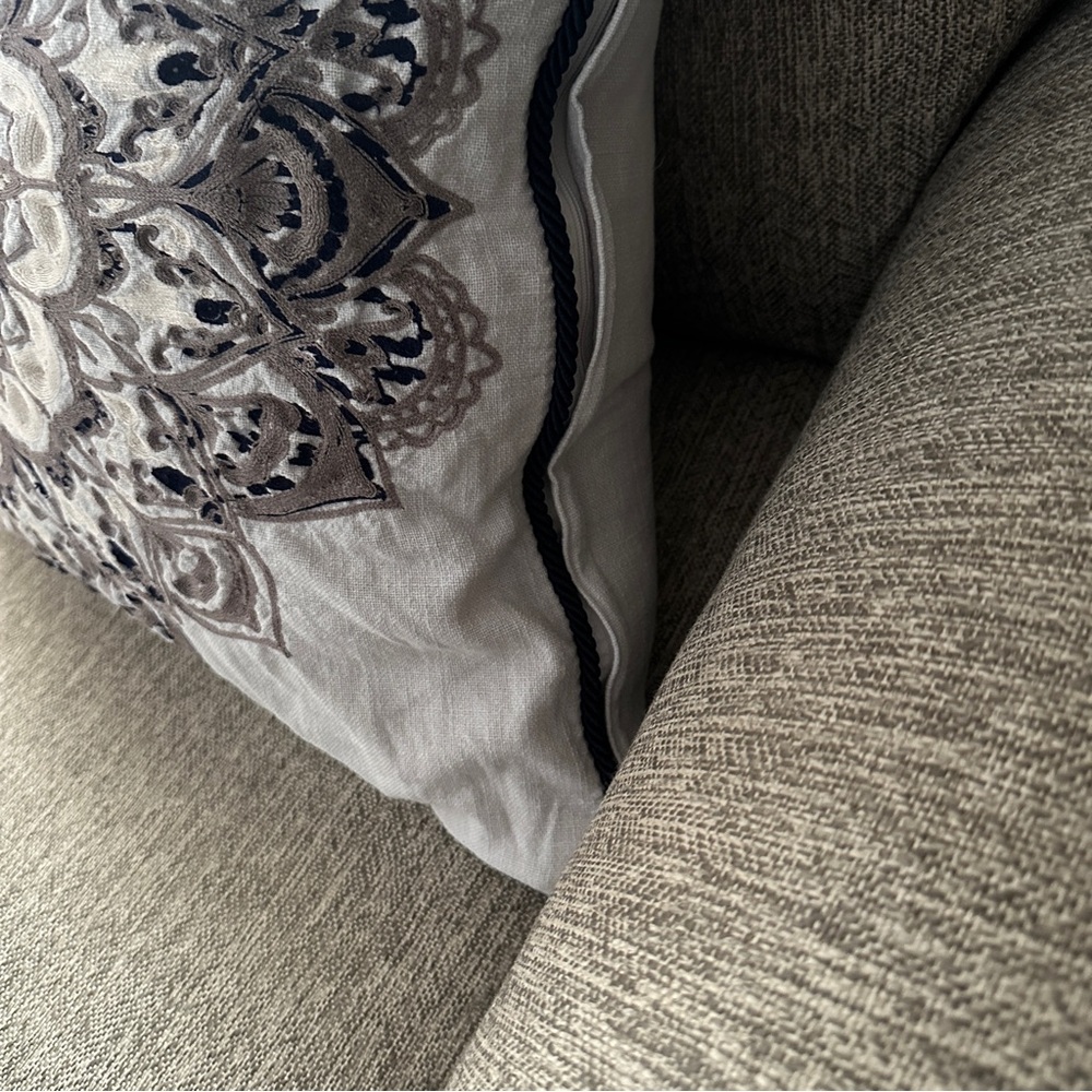 KIM SEYBERT feather down pillow 24 X 24